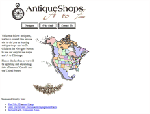 Tablet Screenshot of antiqueshopsa2z.com